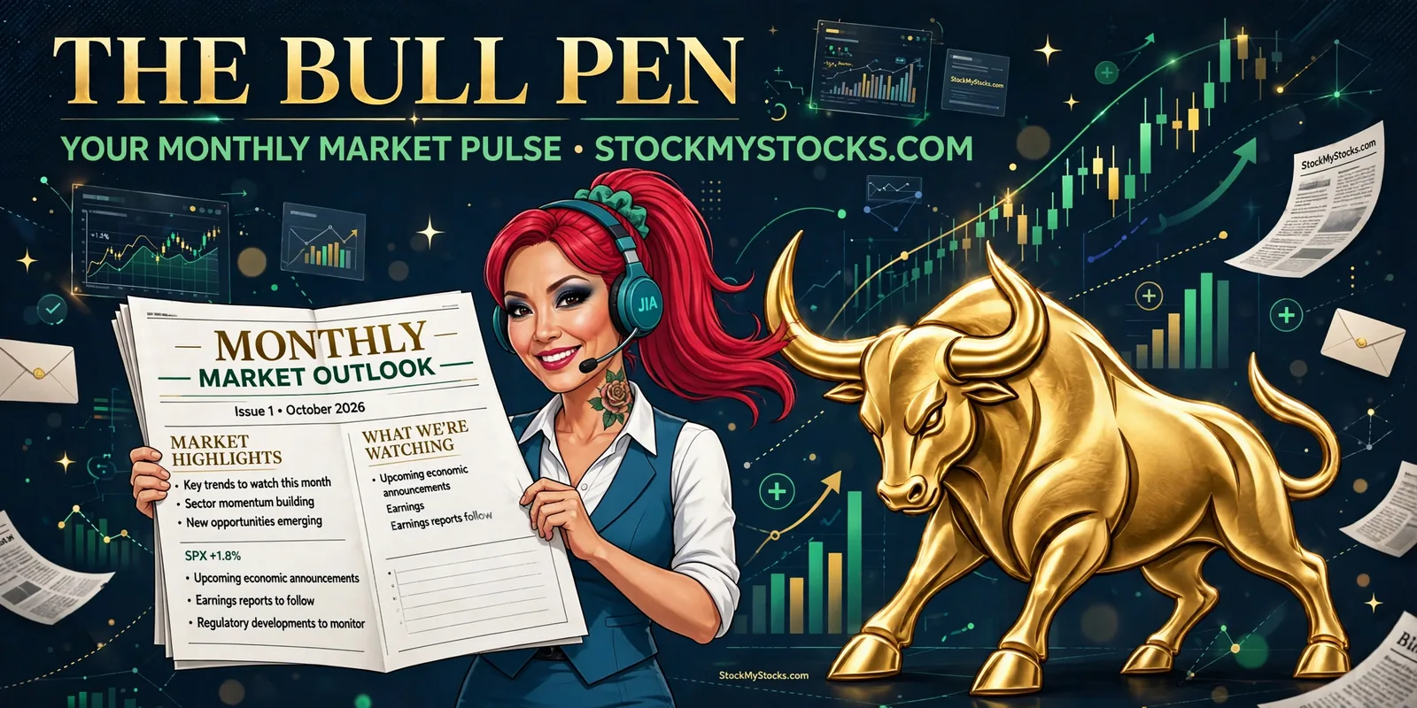 The Bull Pen — Jia with the golden bull